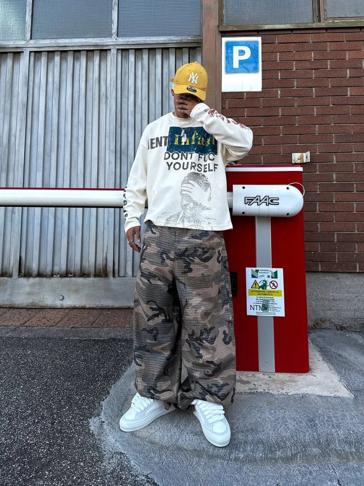 DCRB Vintage Copycat Print Longsleeve