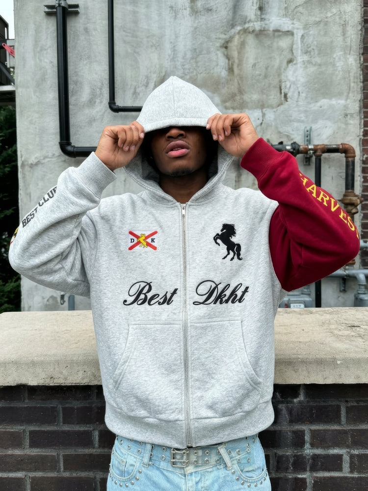 DCRB x Dark Havest Club Zip-Up Hoodie