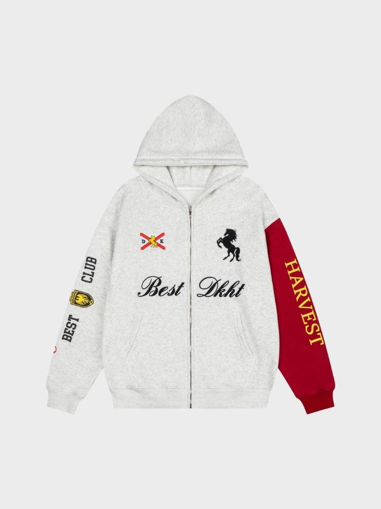 DCRB x Dark Havest Club Zip-Up Hoodie