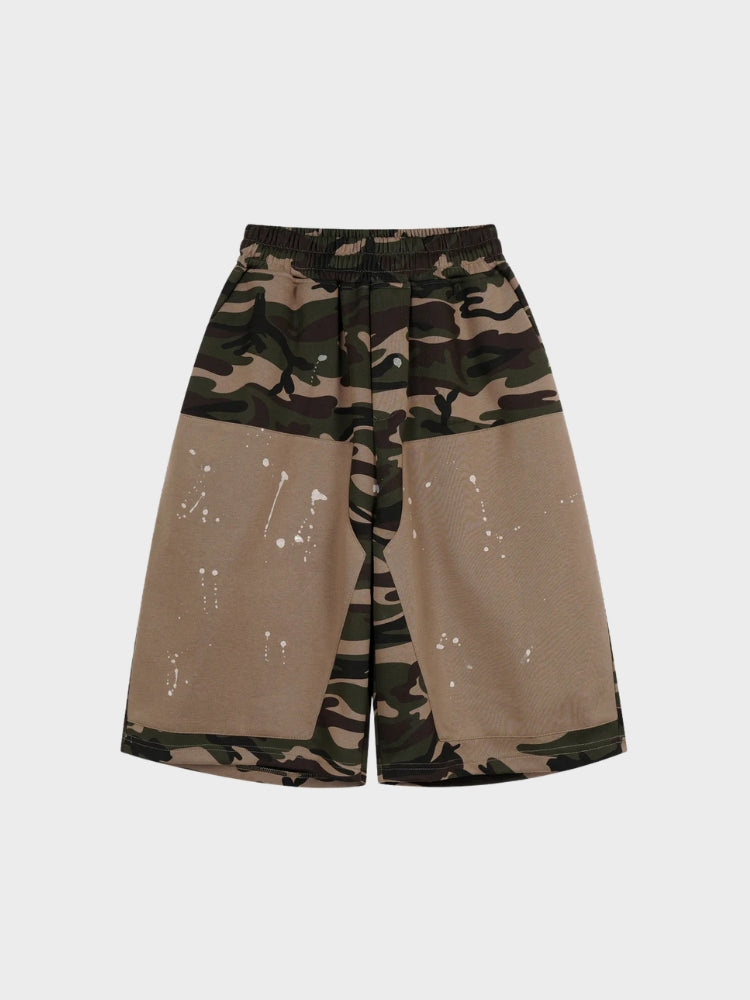 DCRB Camo Patchwork Baggy Jorts