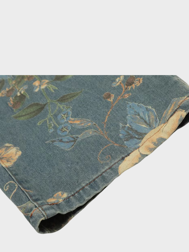 DCRB Washed Floral Street Denim