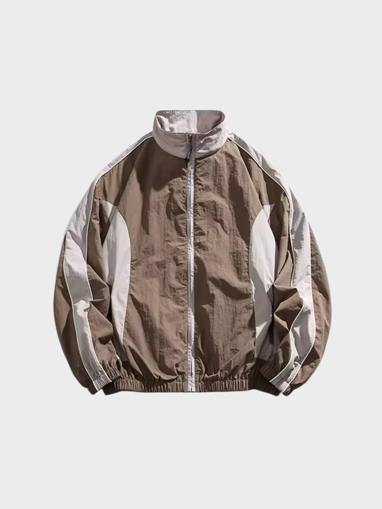 Giacca impermeabile vintage della squadra universitaria DCRB