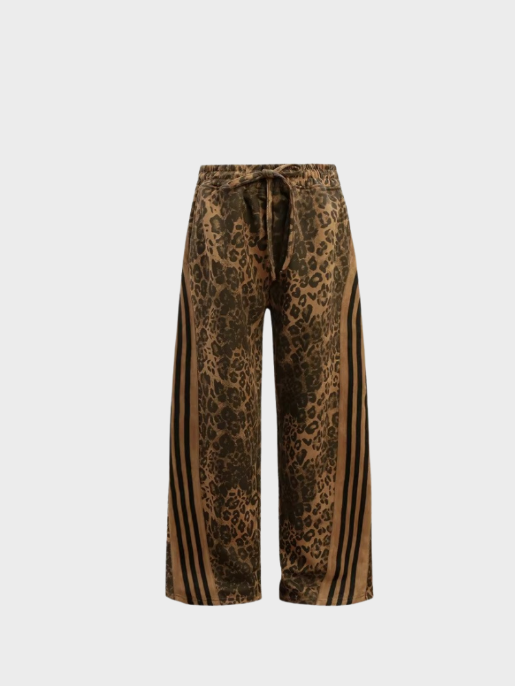 DCRB Suede Leopard Print Tracksuit