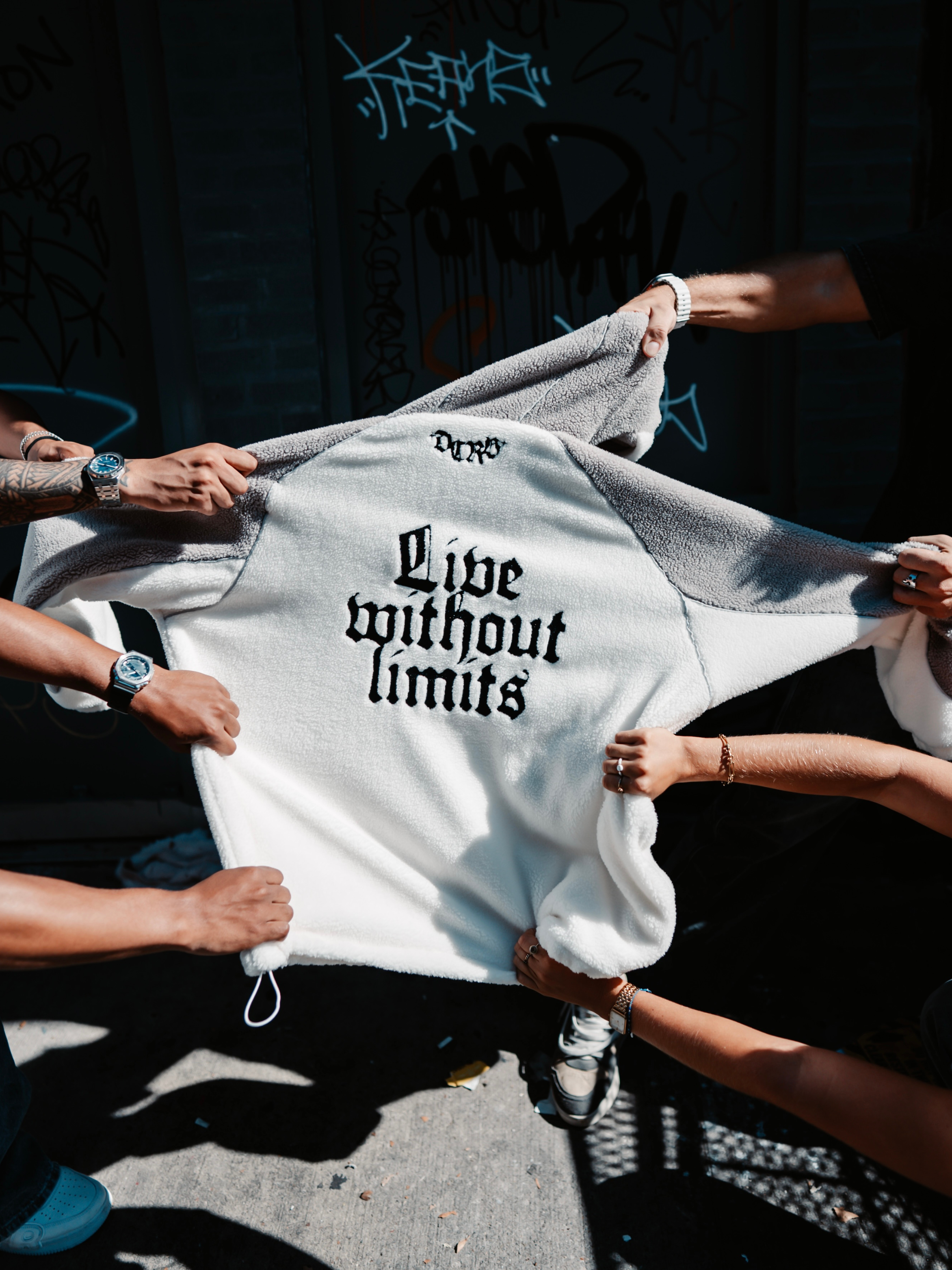 DCRB - Pile Ninja Sherpa Nero e Grigio