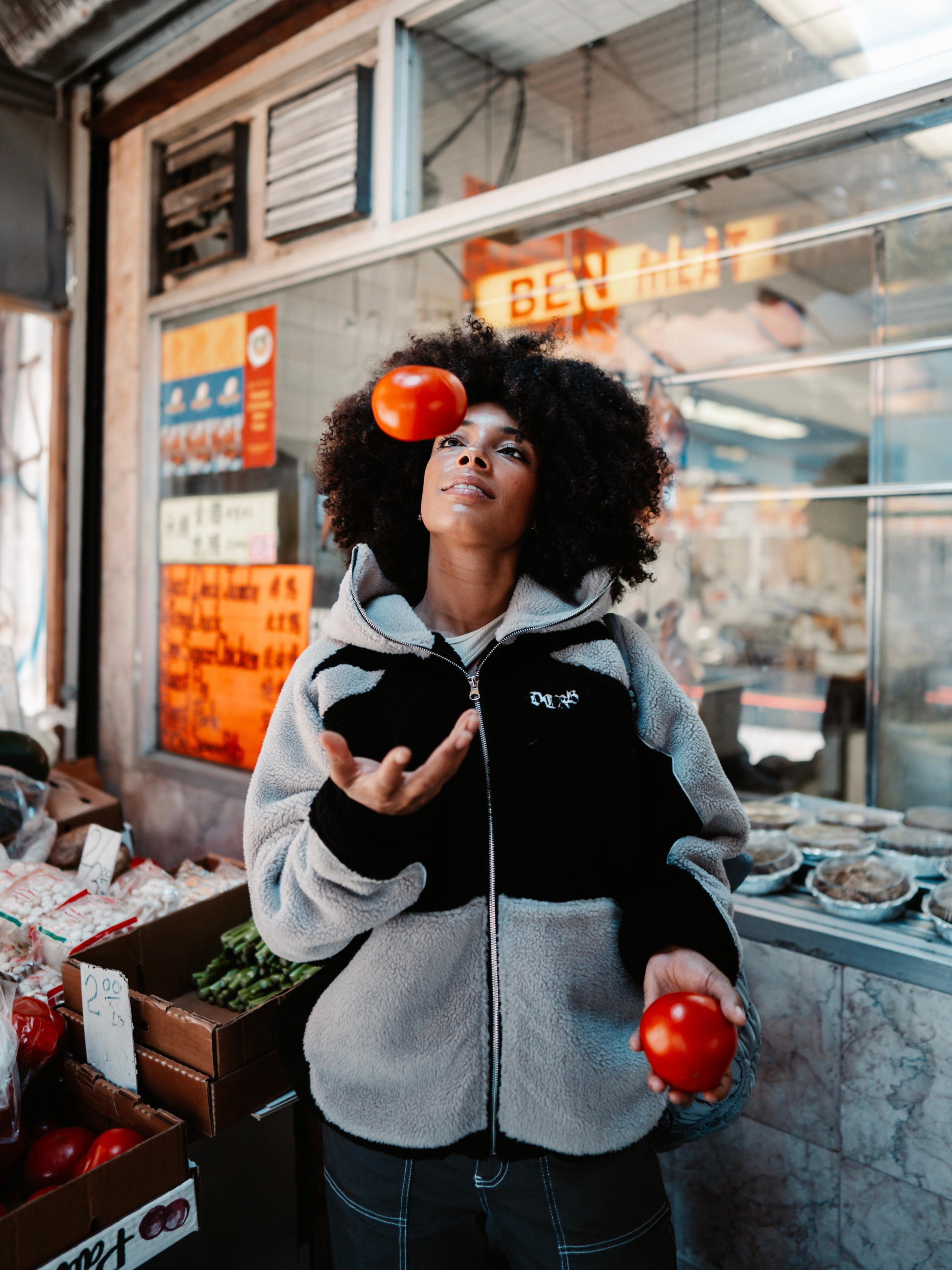 DCRB - Pile Ninja Sherpa Nero e Grigio