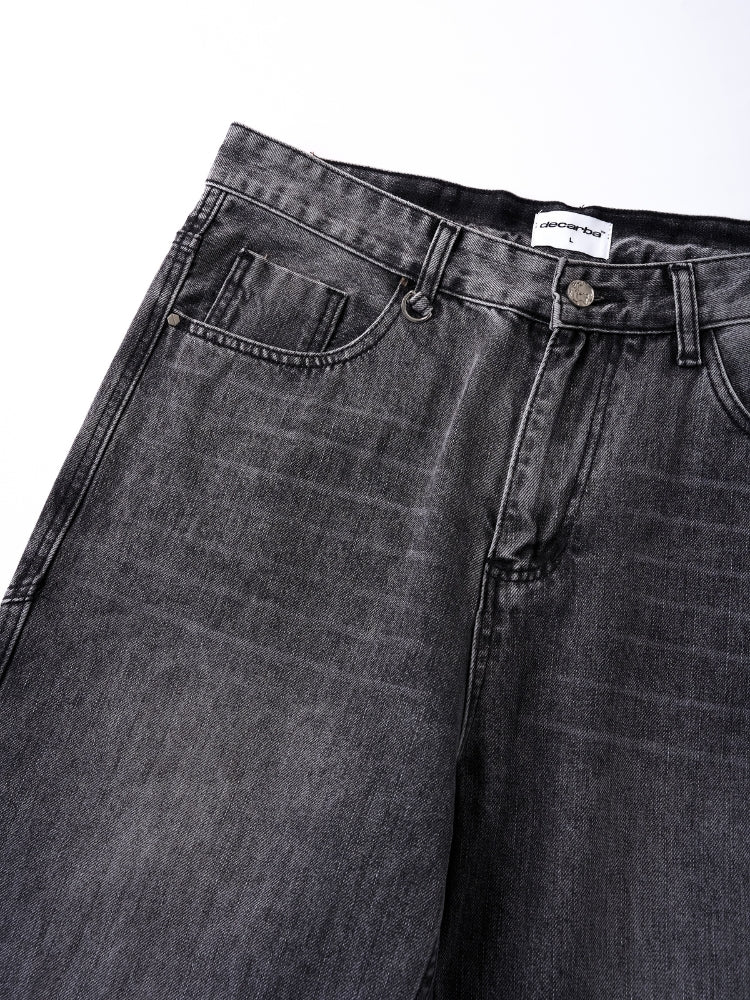 DCRB Baggy Denim Jeans - Black/Grey