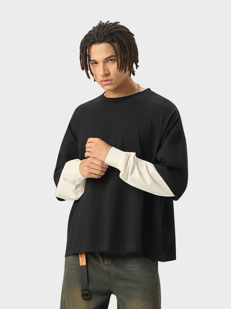 Maglia a maniche lunghe basica DCRB in 2 pezzi