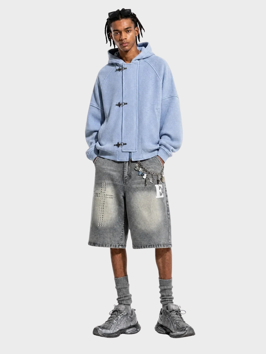 DCRB Waffle Clasp Zipper