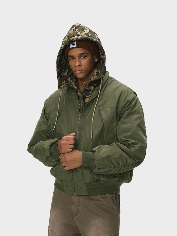 DCRB Reversable Camo Baseball Jacket