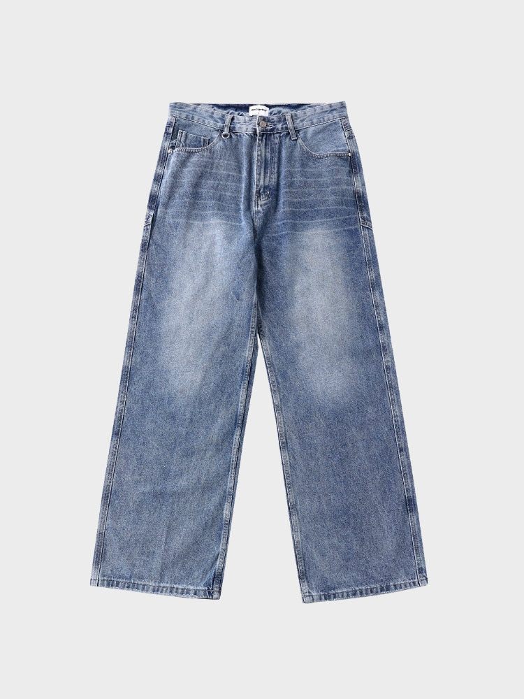 DCRB Baggy Denim Jeans - Grey/Blue