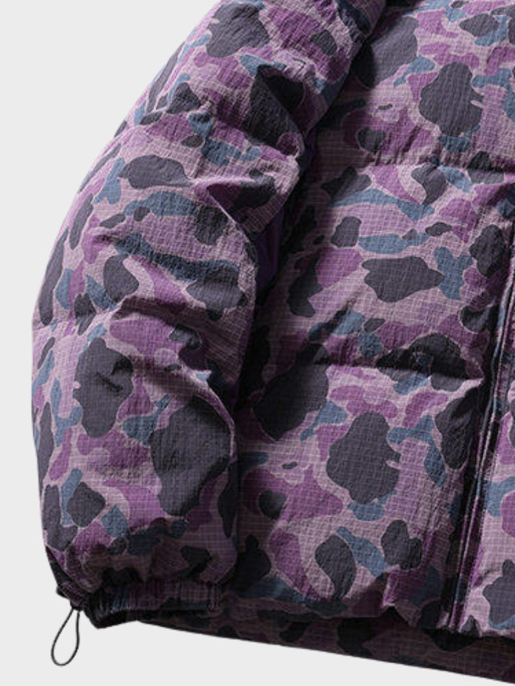 DCRB Cropped Camo Winter Parka