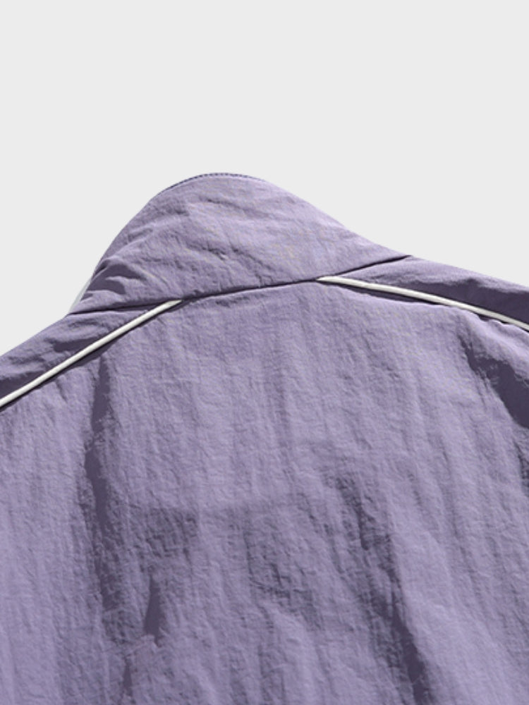 Giacca impermeabile vintage della squadra universitaria DCRB