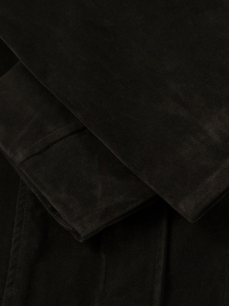 DCRB Retro Spliced Suide Jacket