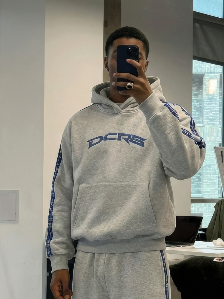 DCRB Checkered Stripe Hoodie