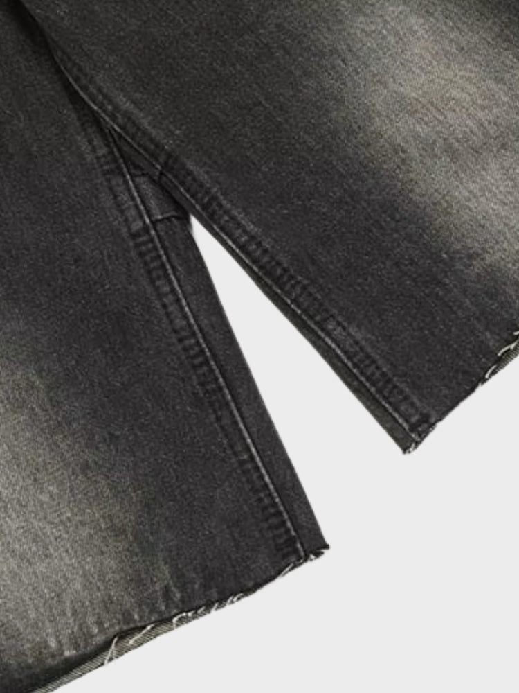 DCRB Vintage Washed Gradient Rived Jeans