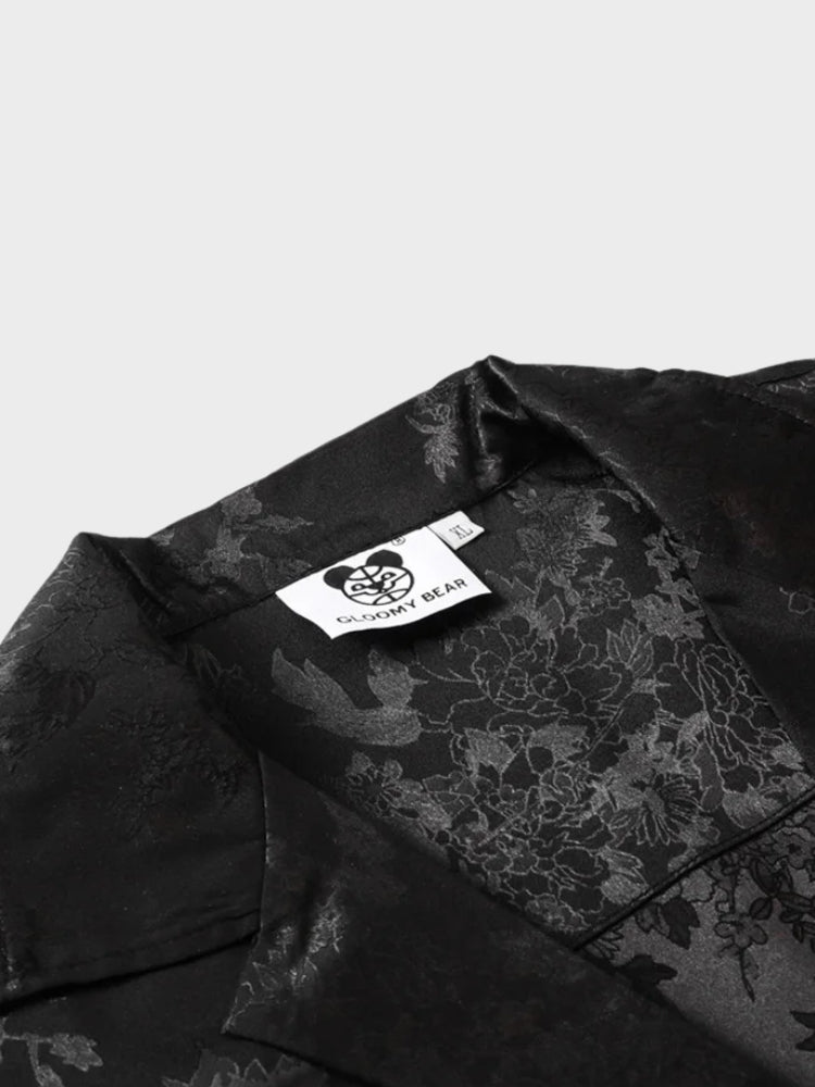 DCRB Black Flower Print Shirt
