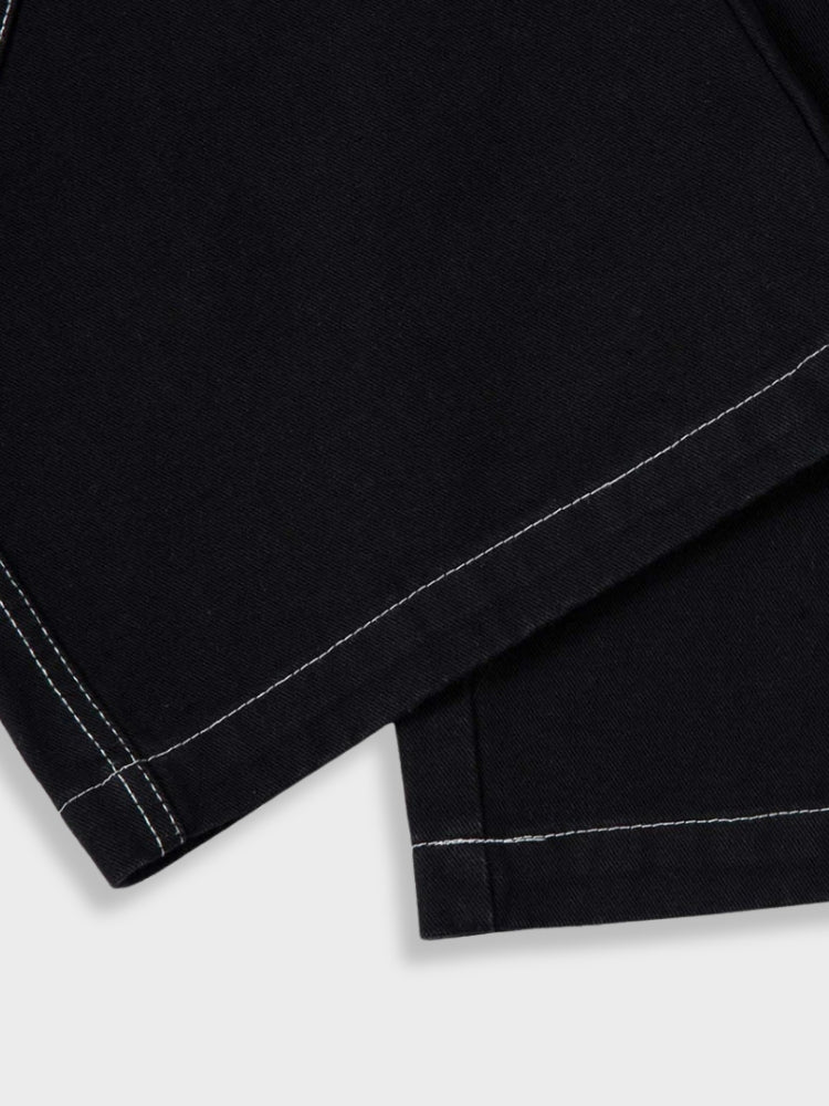 DCRB Harajuku Wide Leg Black Denim