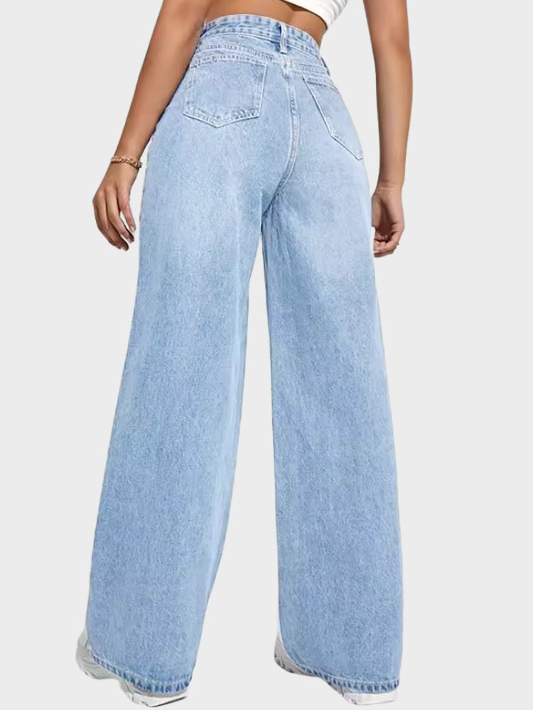 DCRB High Waist Loose Fit Denim Jeans