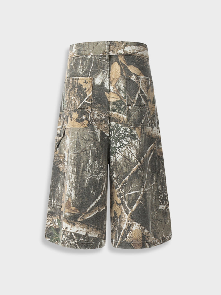 DCRB Camouflage Denim Shorts