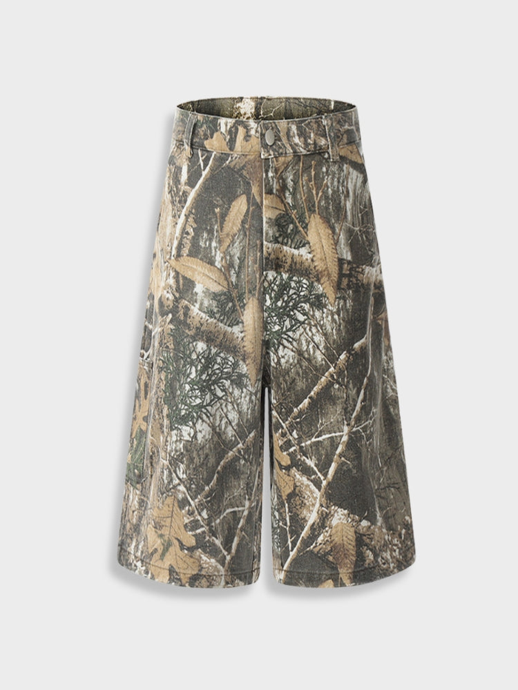 DCRB Camouflage Denim Shorts