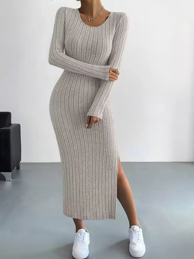 DCRB Side Split Casual Dress