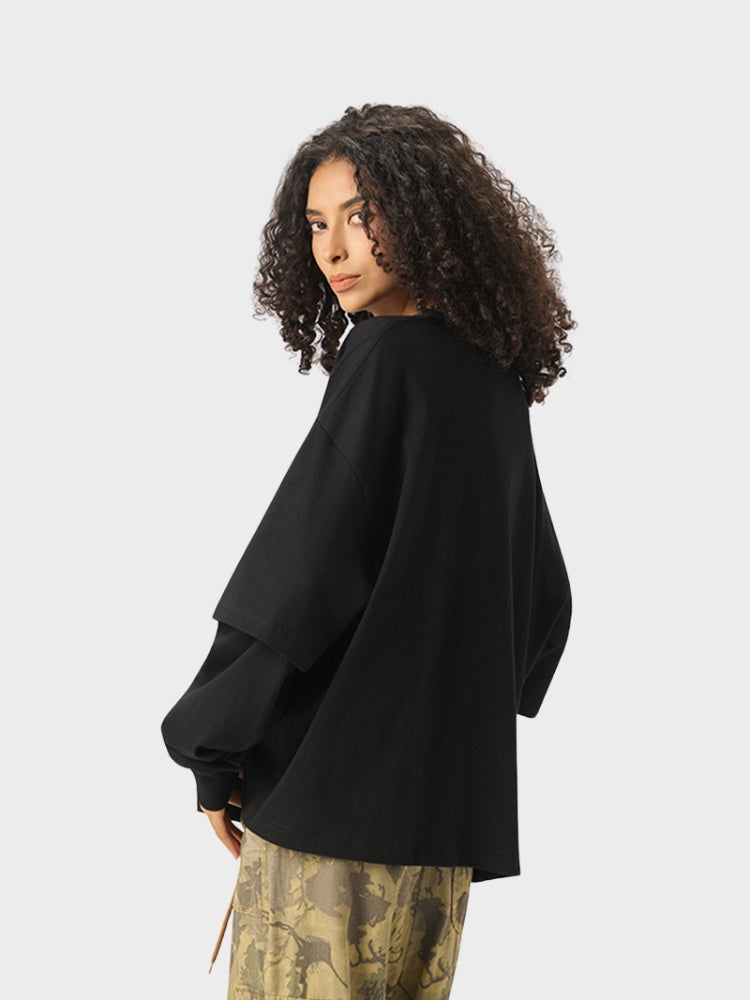 Maglia a maniche lunghe basica DCRB in 2 pezzi