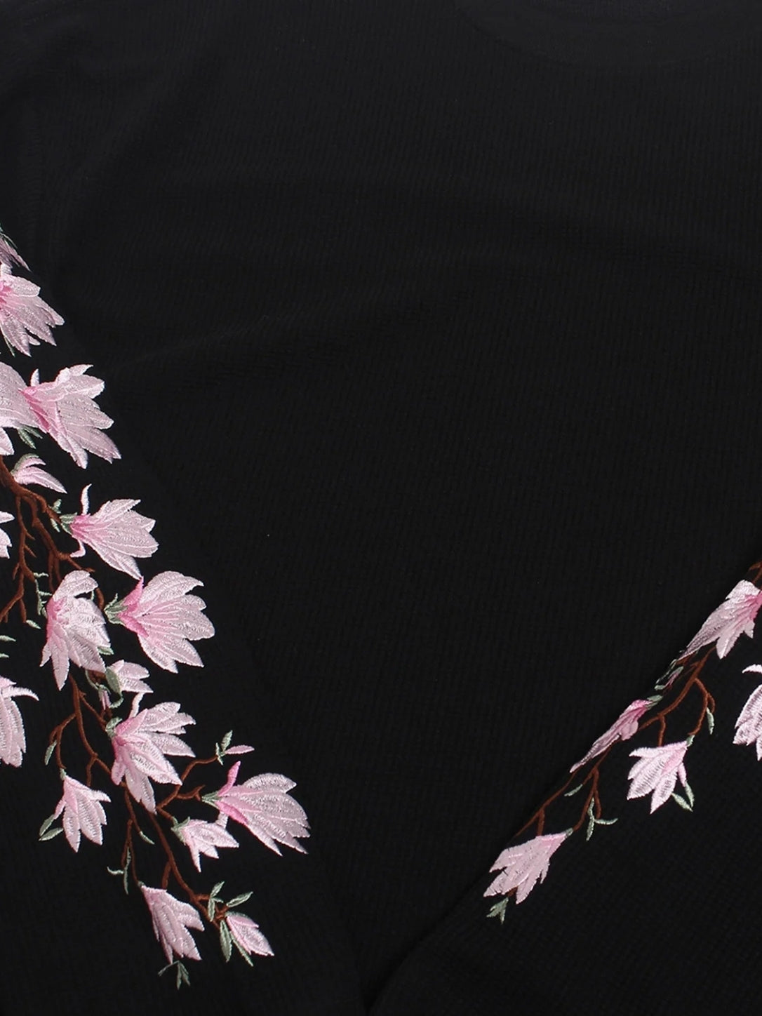 DCRB Florar Embroidered Waffle Longsleeve