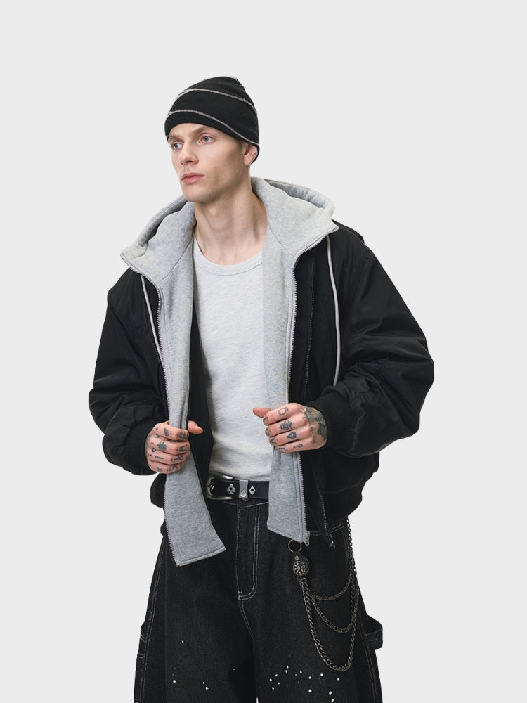 DCRB Reversable Black Baseball Jacket