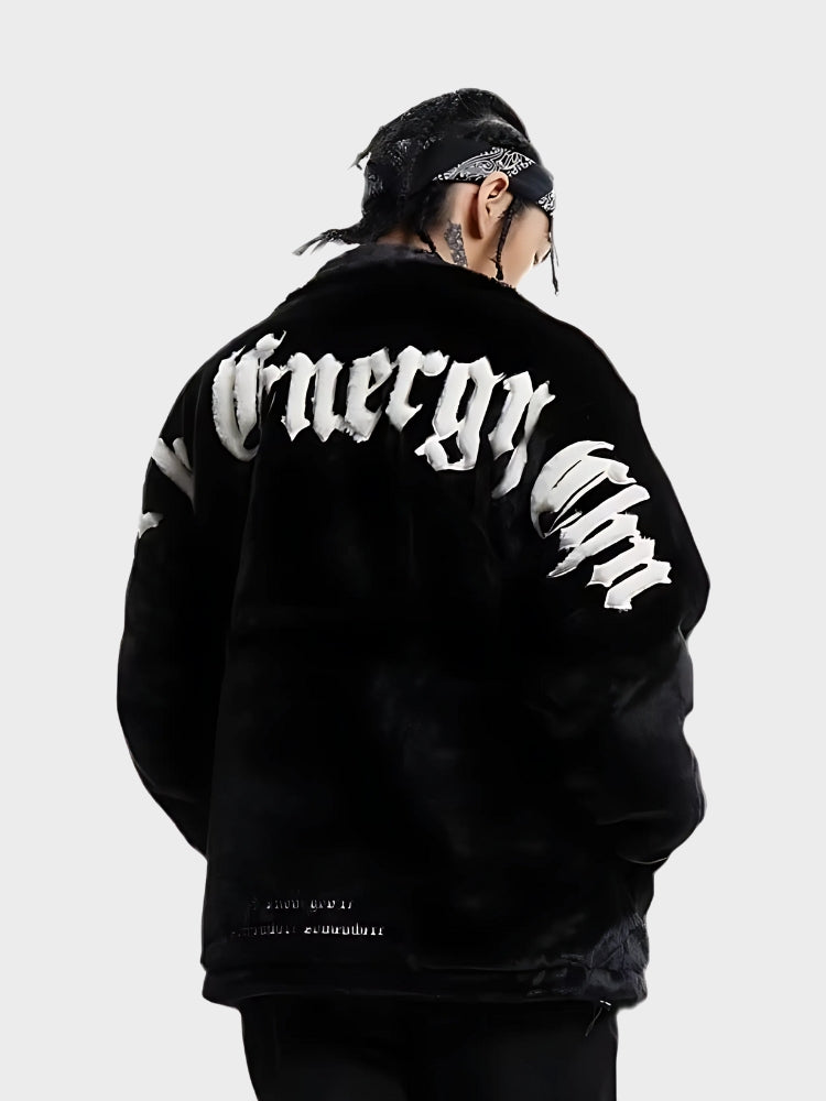 Street Letter Fleece Jacket