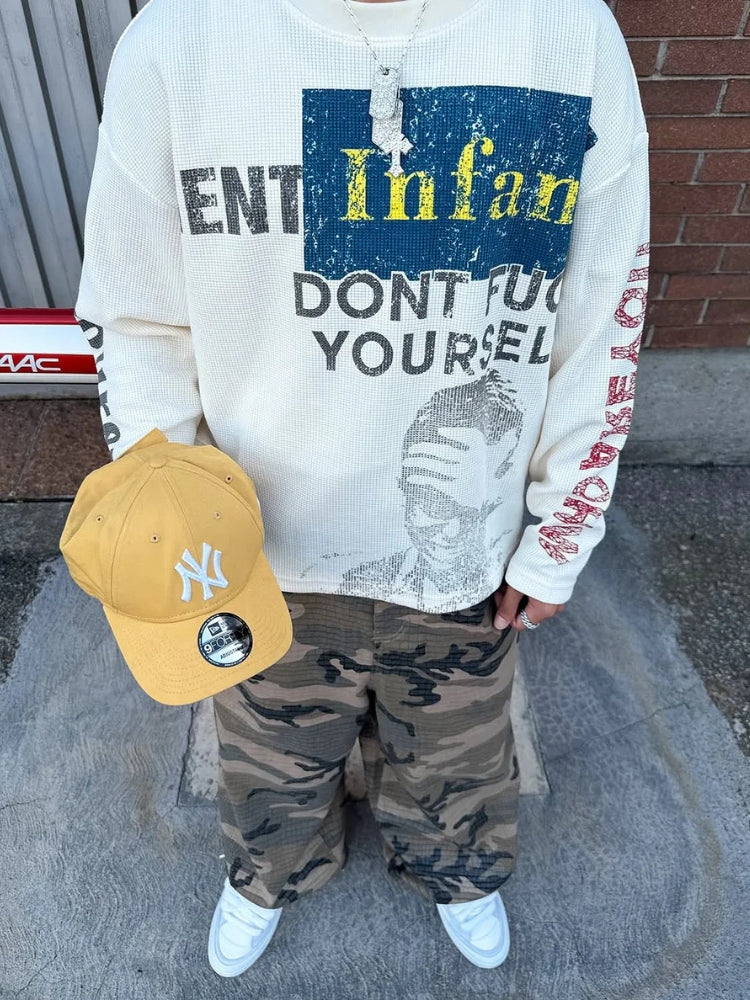 DCRB Vintage Copycat Print Longsleeve