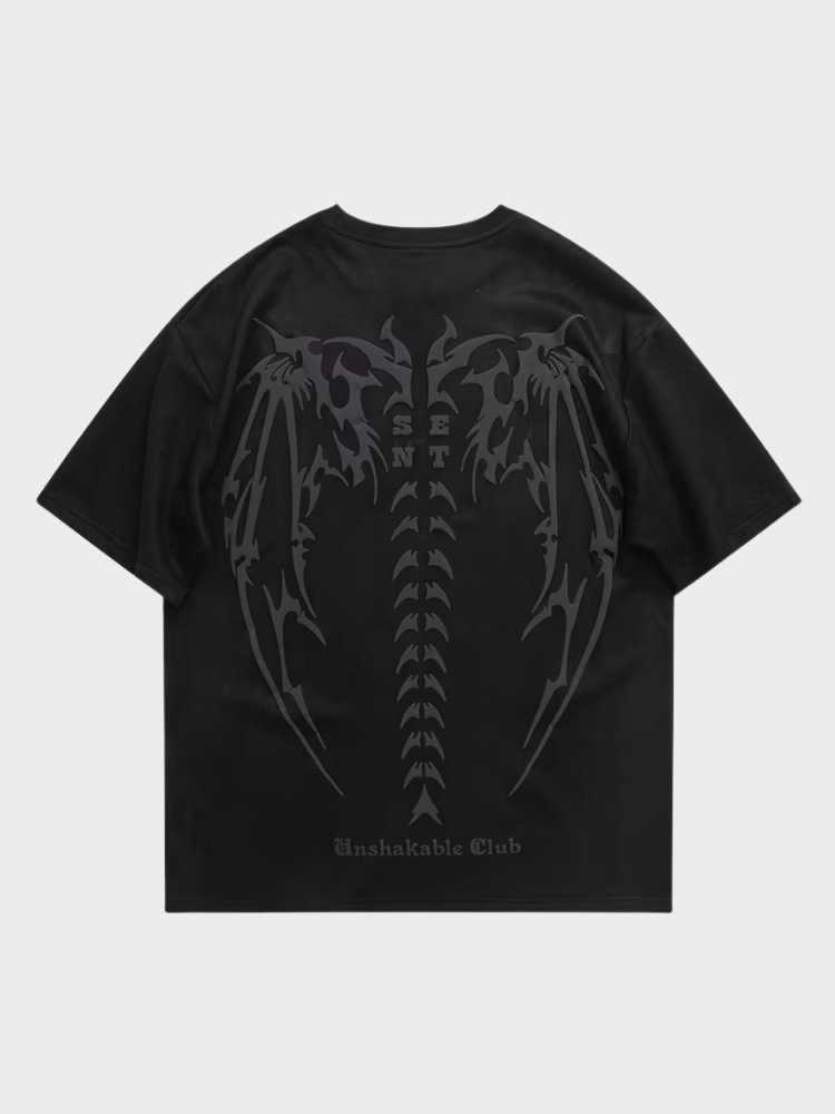 DCRB Devil Wing Skeleton Tee