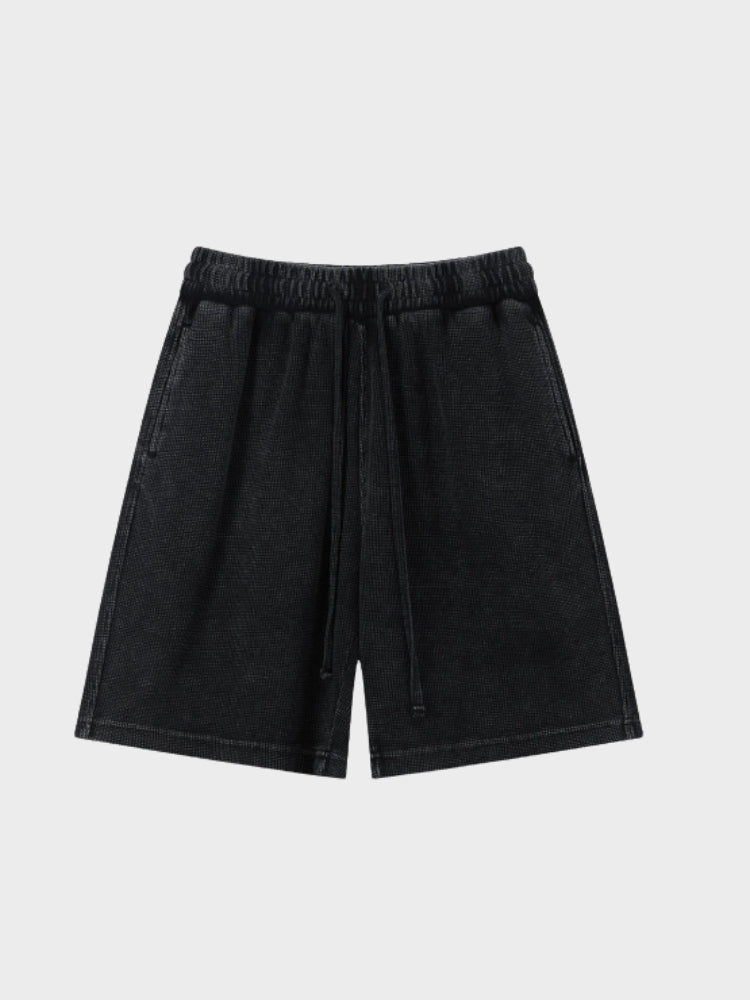 DCRB 235 GSM Washed Waffle Shorts