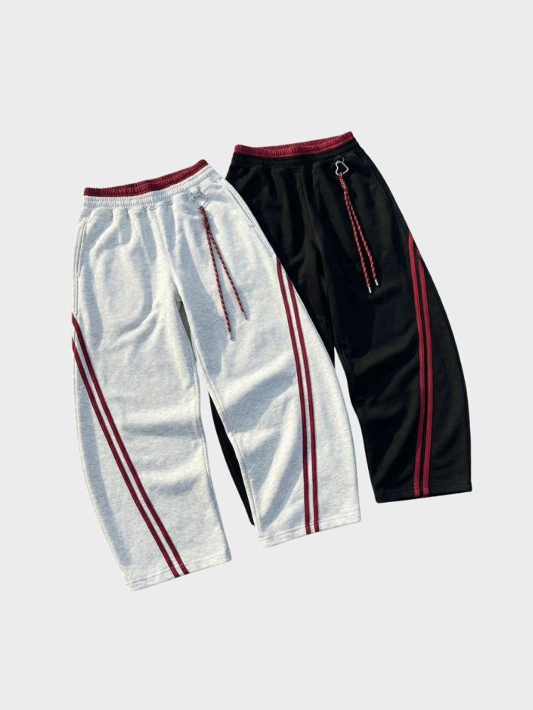 DCRB Striped Contrast Barrel Fit Joggers