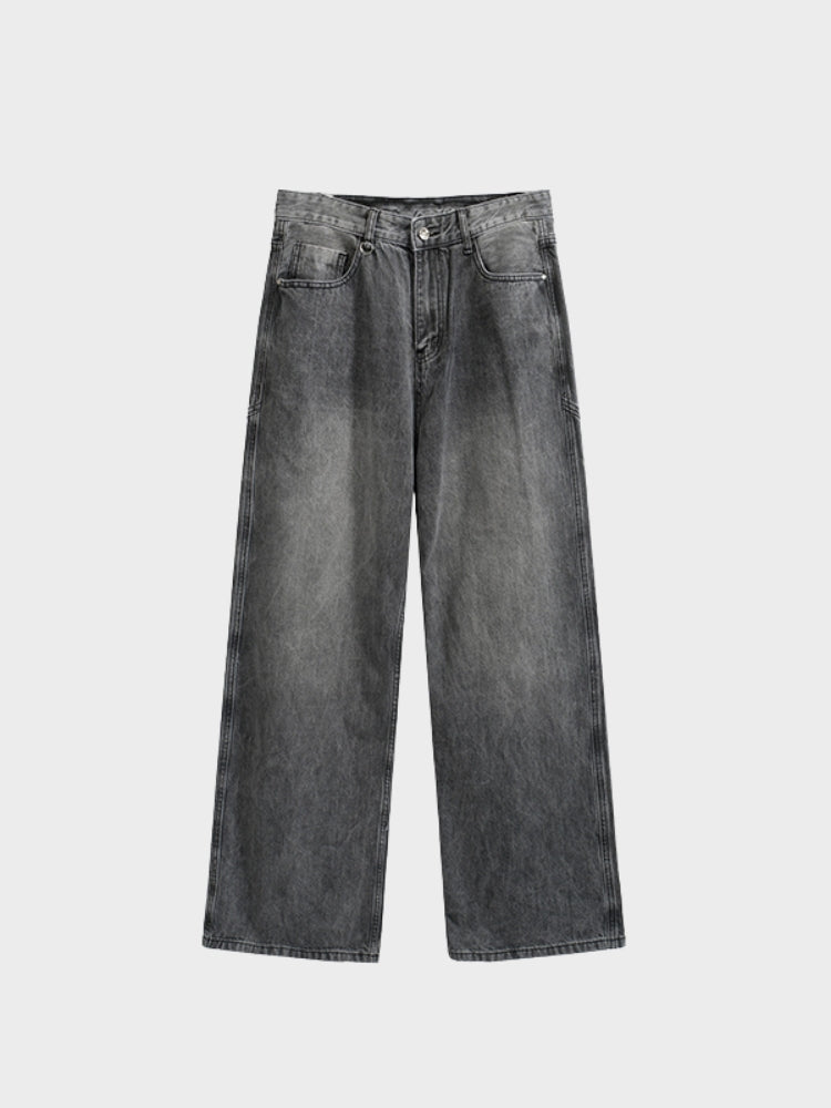 DCRB Baggy Denim Jeans - Black/Grey