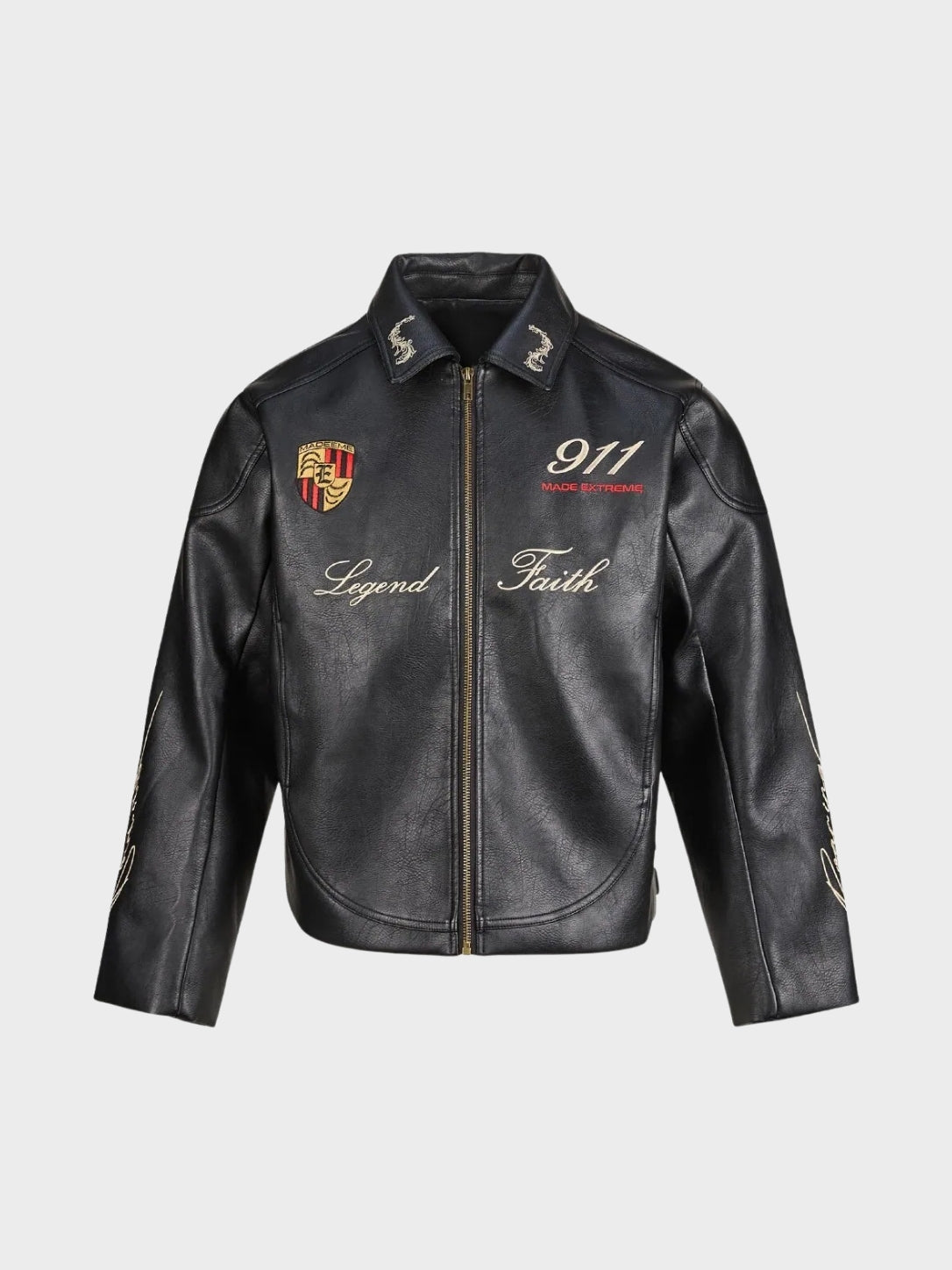 DCRB Washed Leather Jacket - Faith