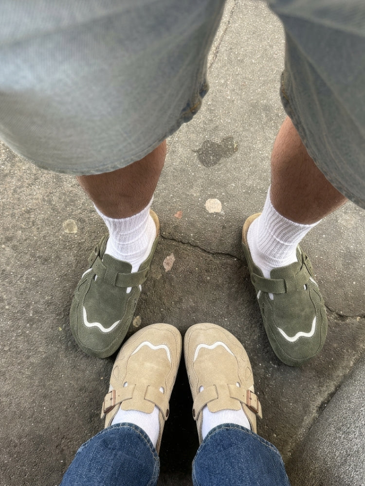 DCRB Wavey Clogs - Army Green