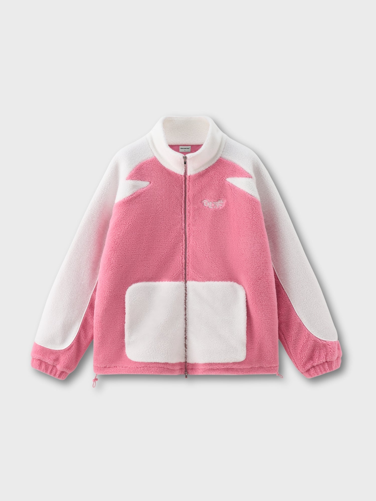 DCRB Two Tone Sherpa Fleece Jacket Blue