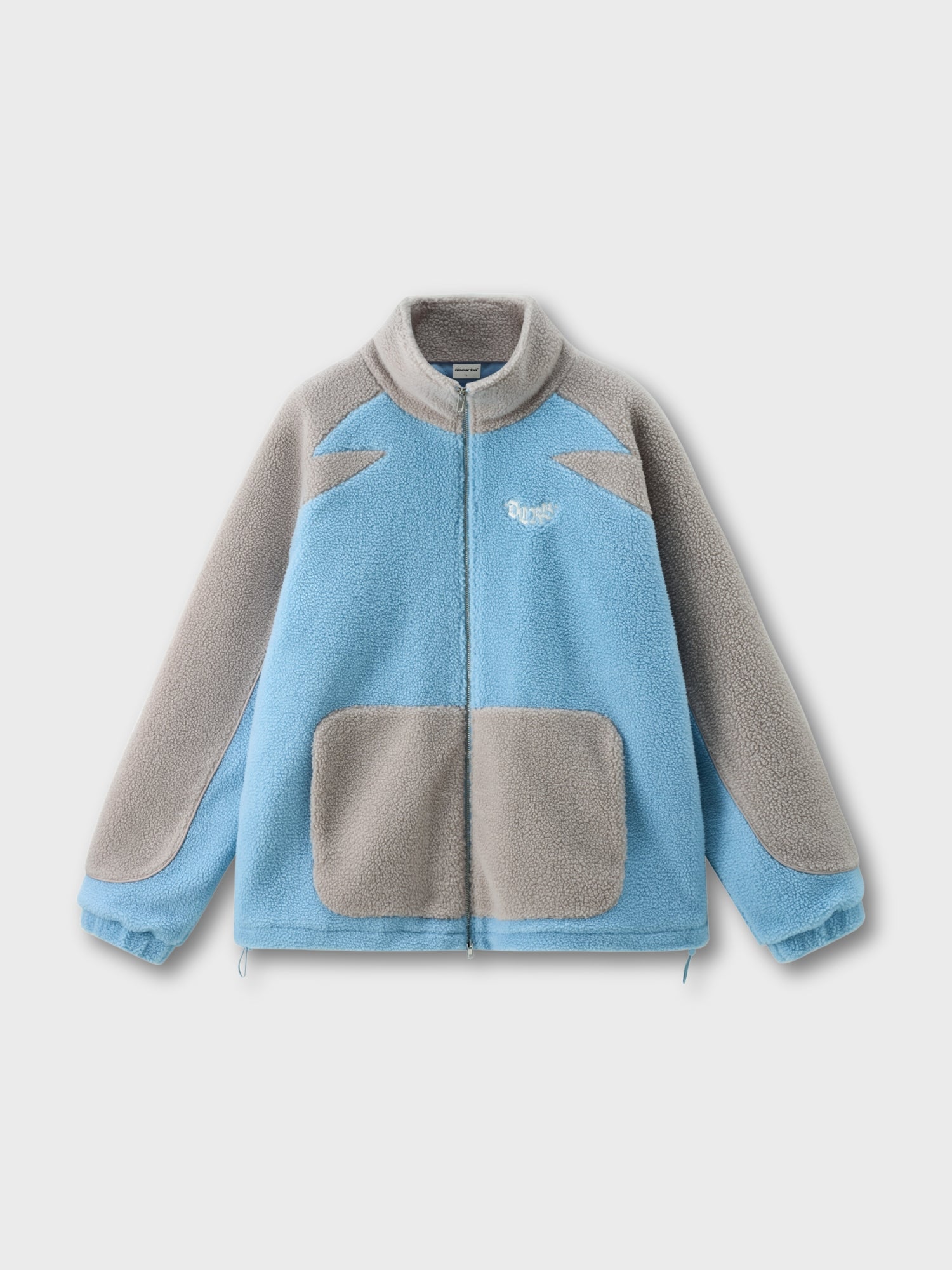DCRB Two Tone Sherpa Fleece Jacket Black