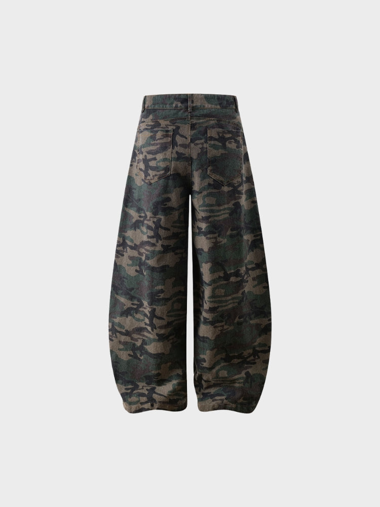 DCRB Camo Barrel Denim Jeans