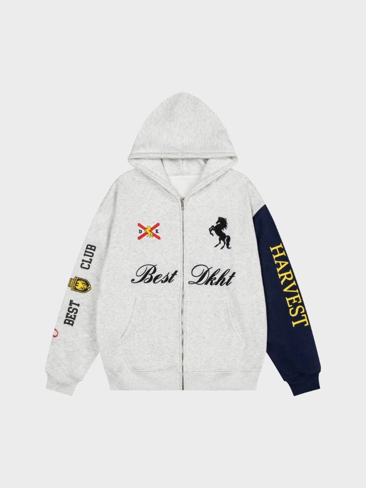DCRB x Dark Havest Club Zip-Up Hoodie