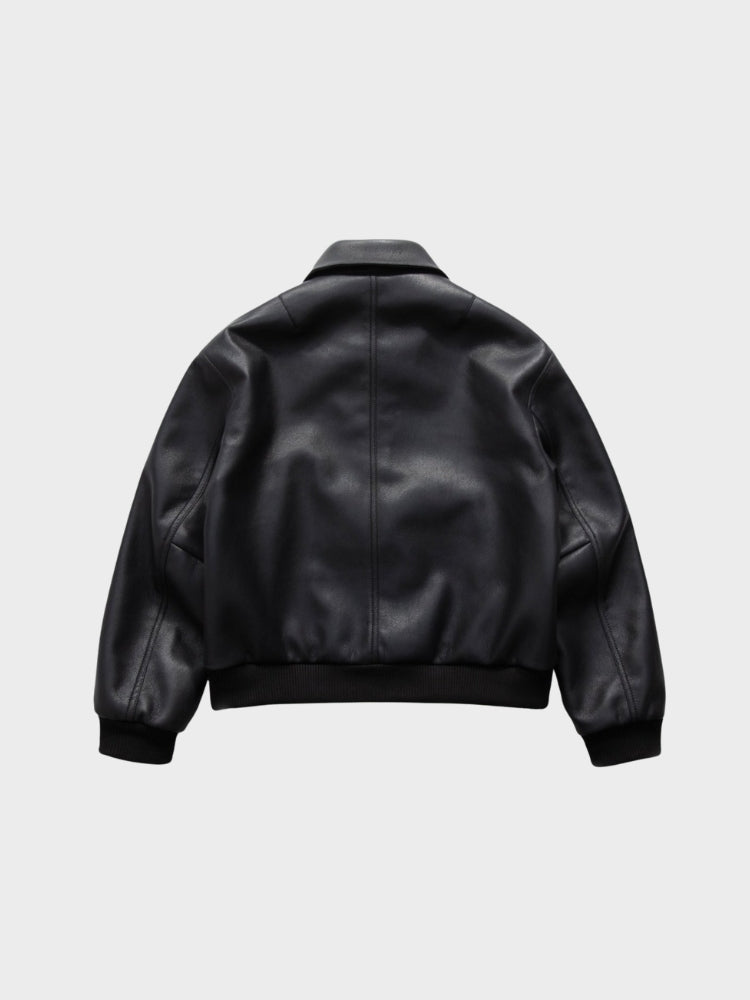 DCRB x Sade Faux Leather Bomber Jacket
