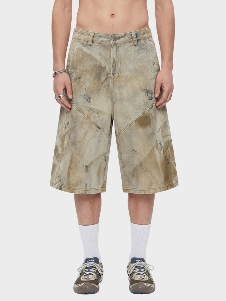 DCRB Washed Machete Capri Jorts