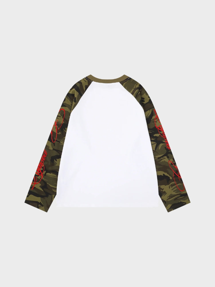 DCRB Camo Raglan Longsleeve