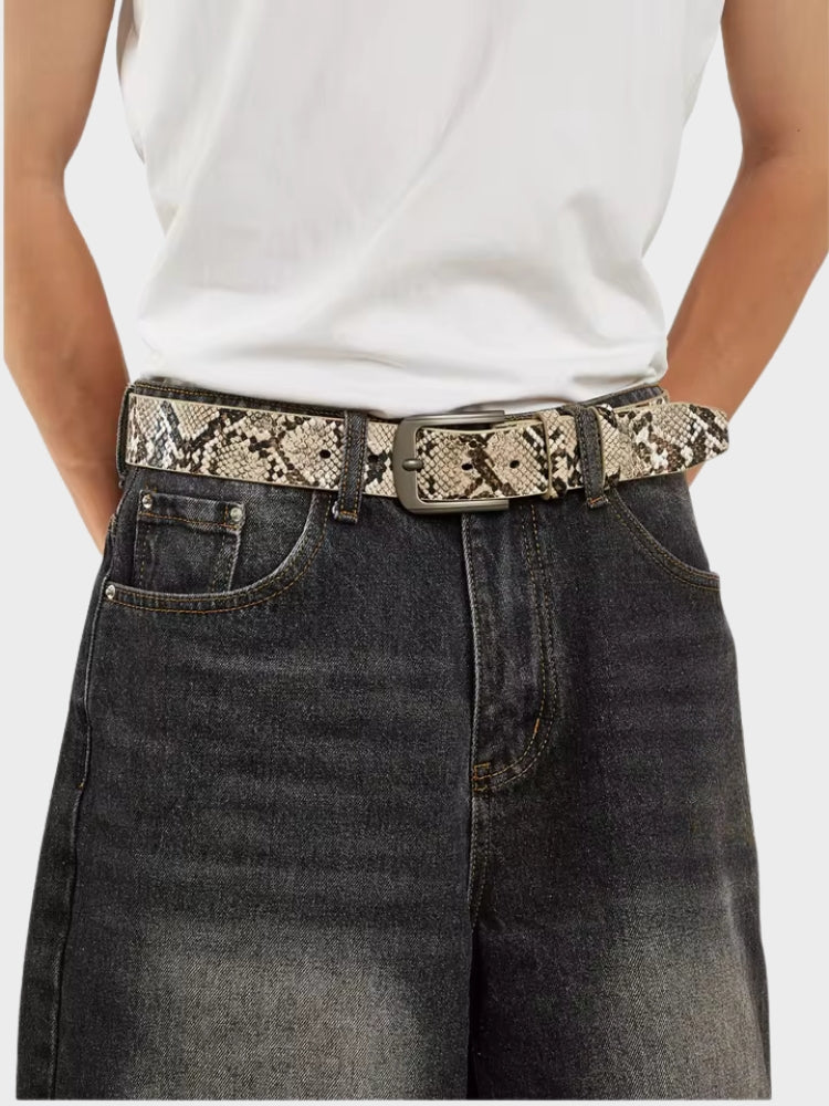 DCRB Snake Print Belt