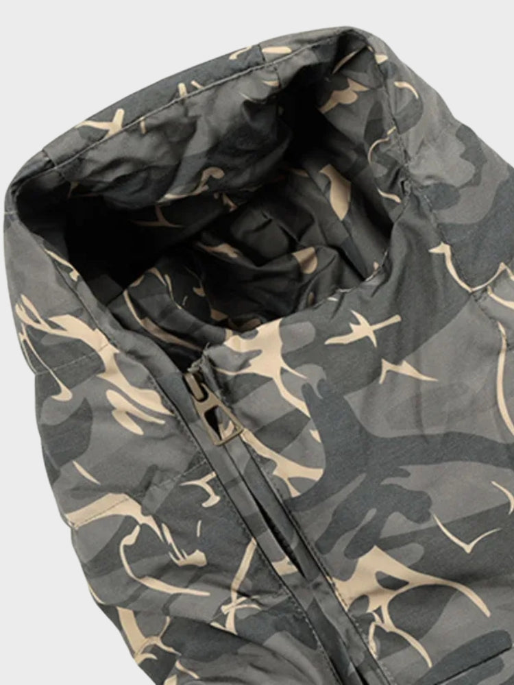 DCRB Side Zipper Camo Jacket