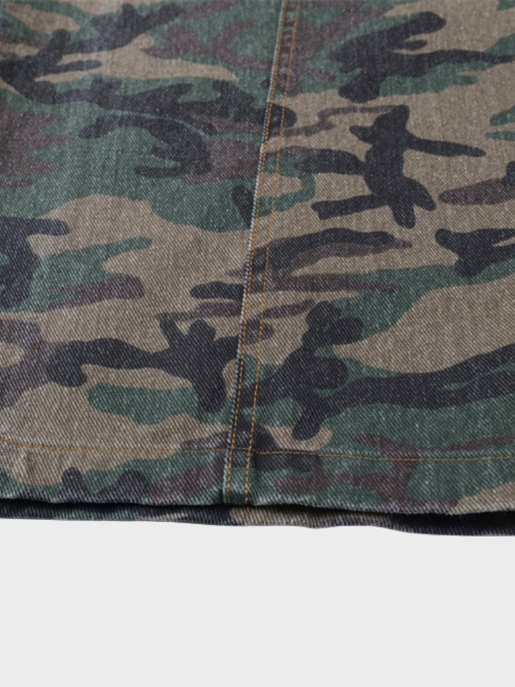 DCRB Camo Barrel Denim Jeans