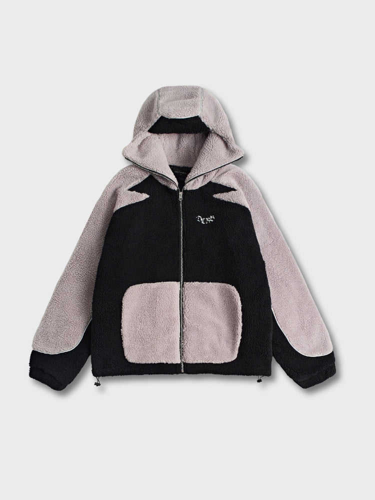 DCRB - Black & Grey Sherpa Ninja Fleece