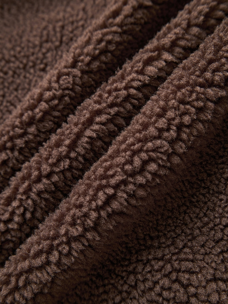 DCRB - Dark & Light Brown Sherpa Ninja Fleece