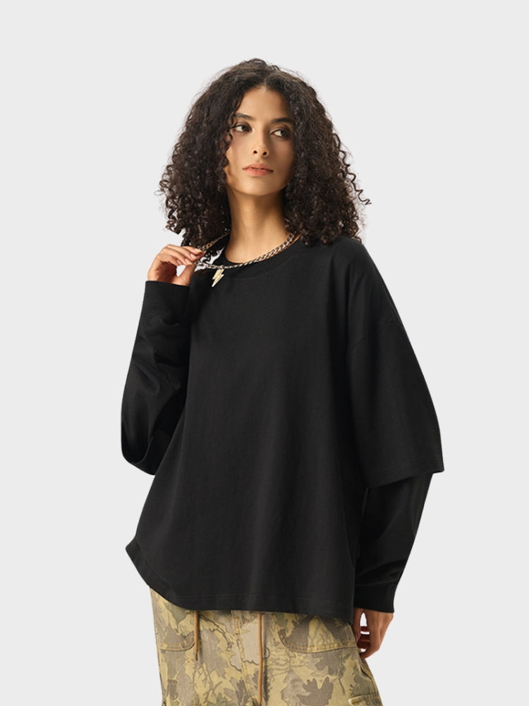 Maglia a maniche lunghe basica DCRB in 2 pezzi