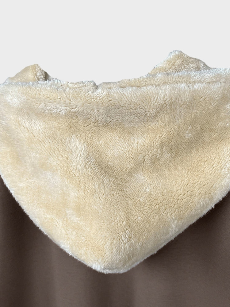 DCRB Zipper with Teddy Hoodie